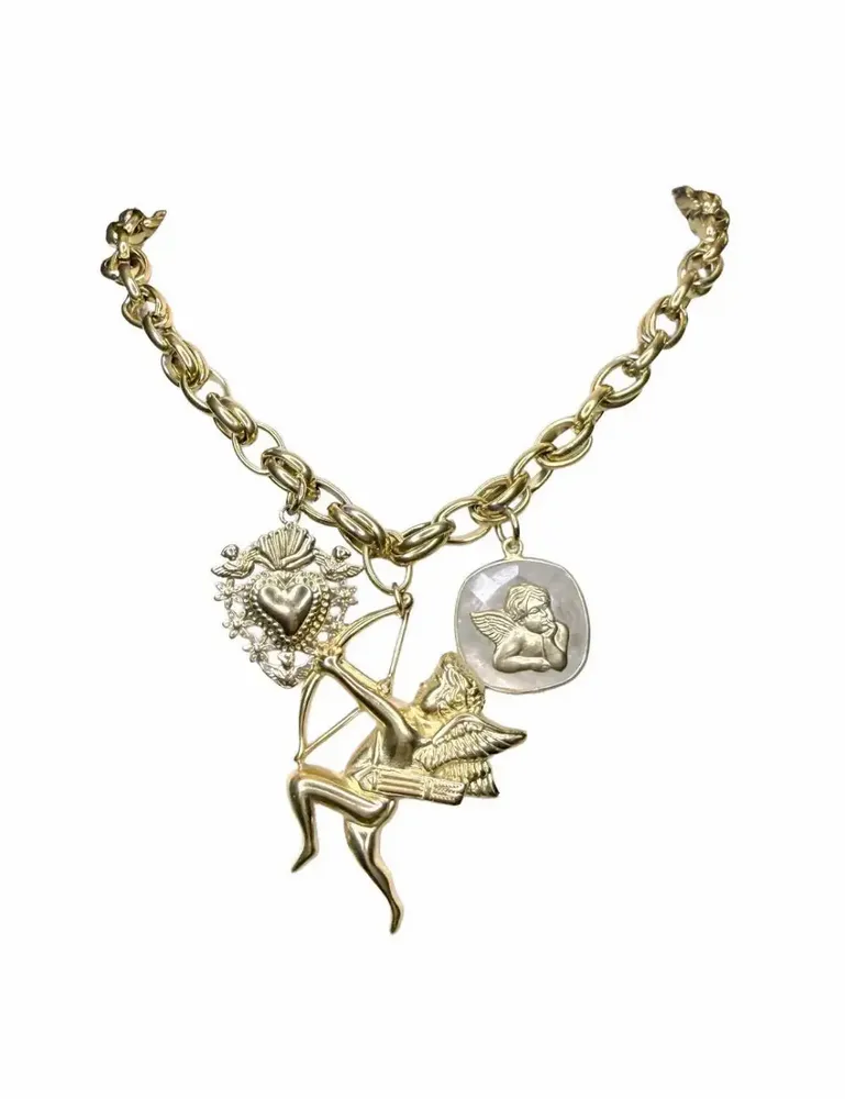 Bijoux - Collier Maxi - Trio d'anges - FASCINATO