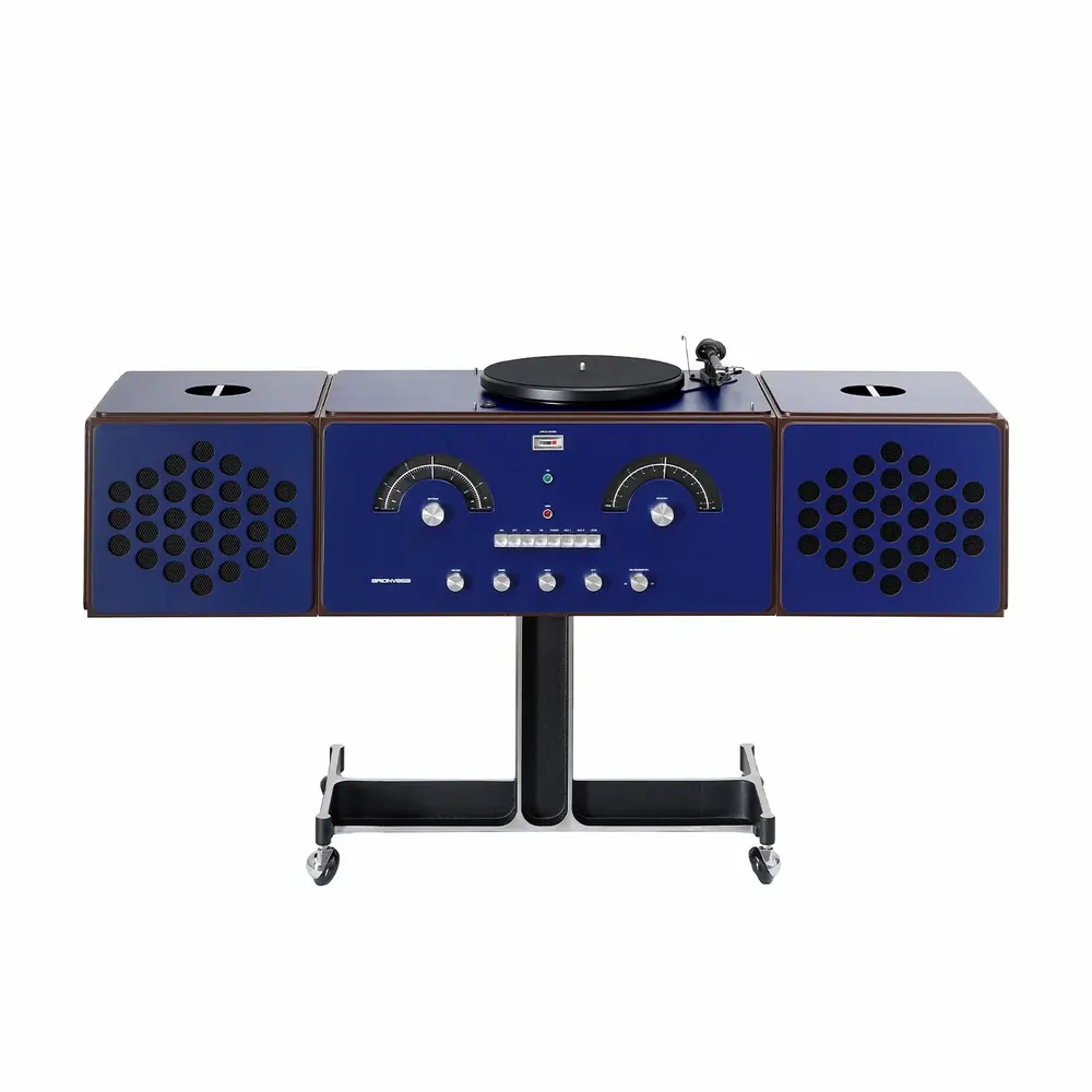 Speakers and radios - radiofonografo blue - BRIONVEGA