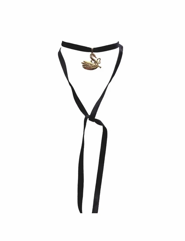 Bijoux - Choker fin - Butterfly - FASCINATO