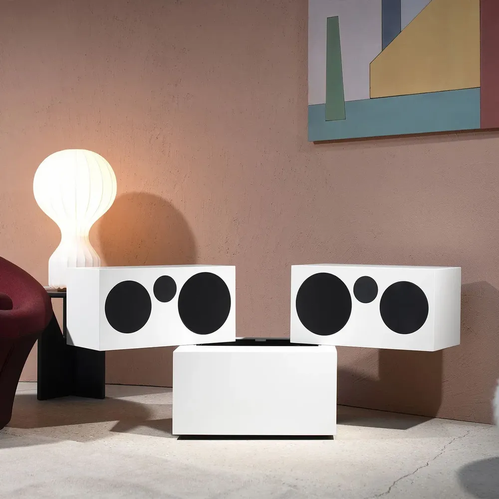 Speakers and radios - totem white - BRIONVEGA
