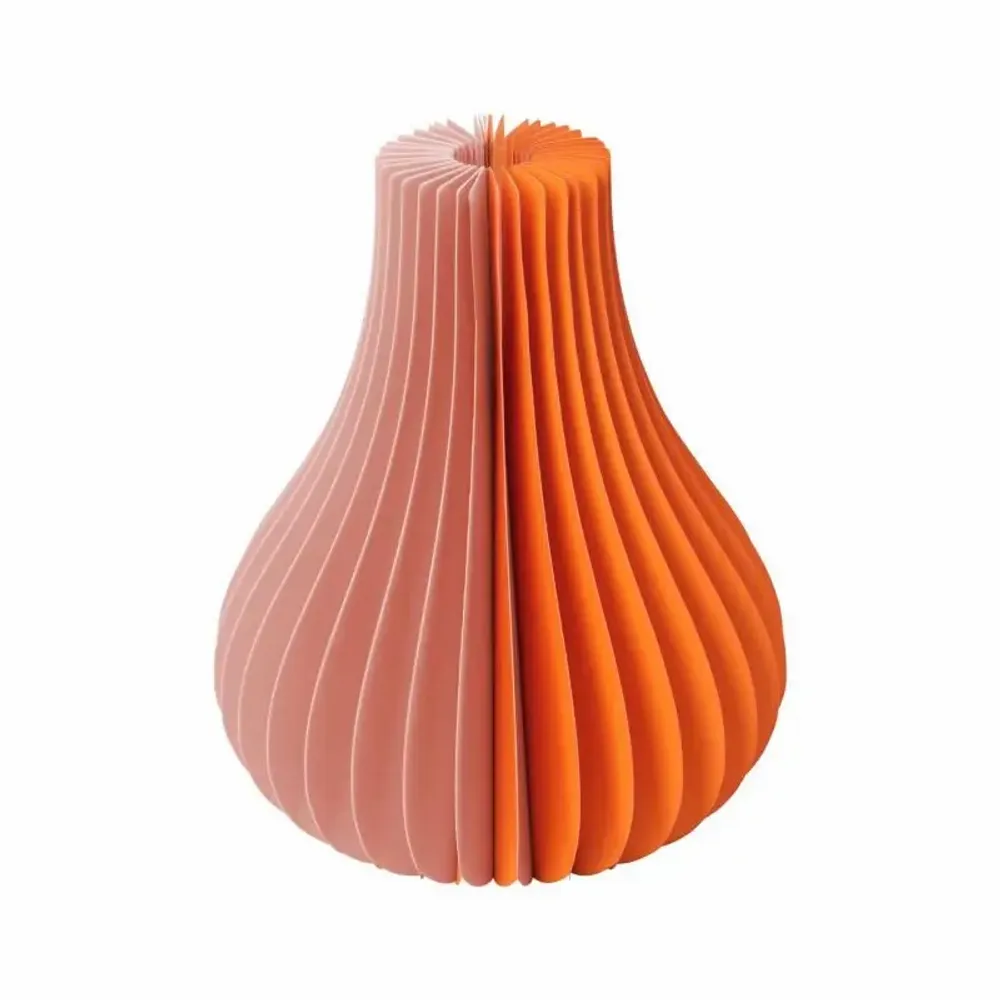 Floral decoration - Orange 'Yuki' vase paper - REMEMBER