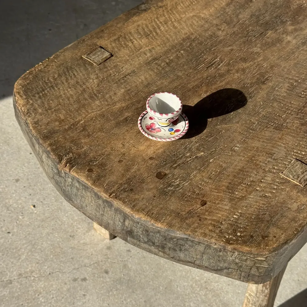 Couverts & ustensiles de cuisine - Coquetier en faïence motifs floraux roses vintage H5 - OFFICE OBJETS