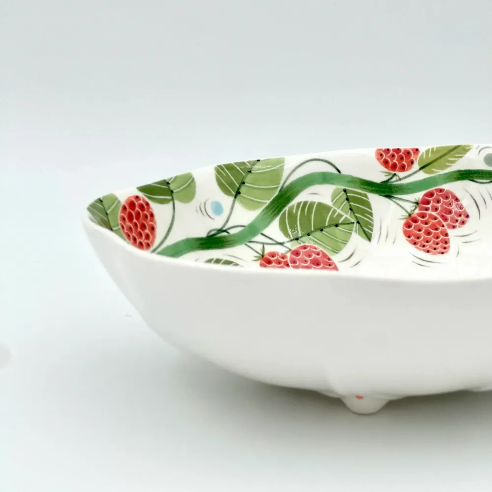 Plats et saladiers - Bol Cloud aux framboises - GLAZARA