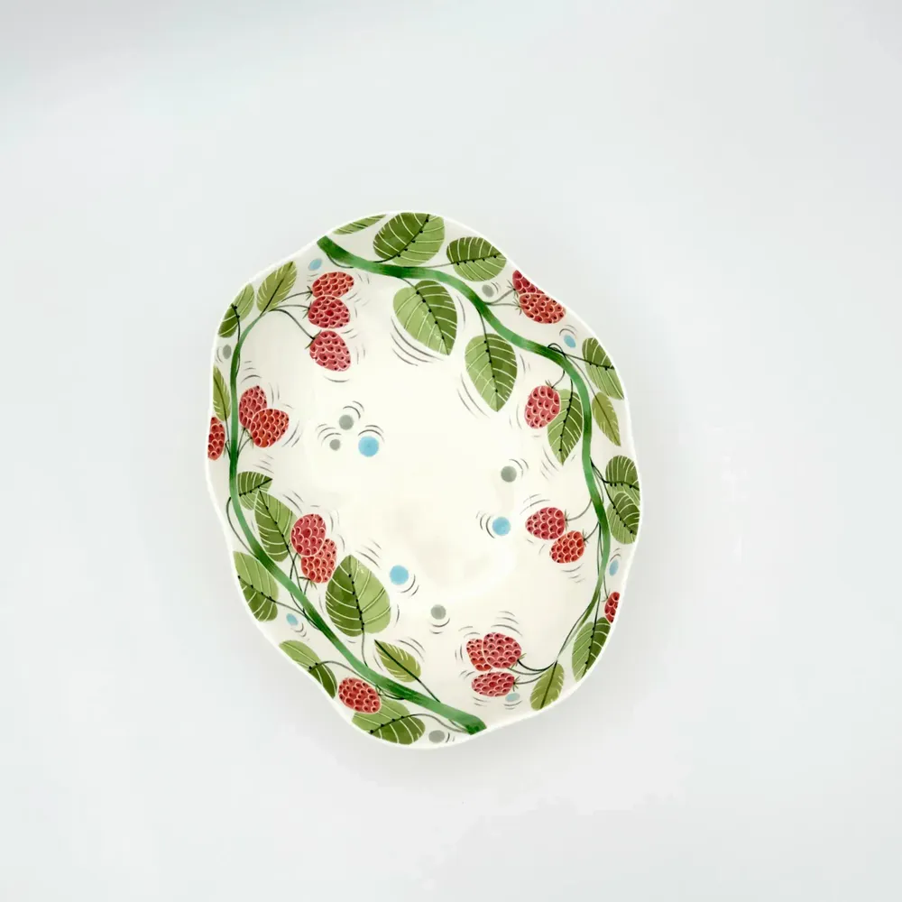 Plats et saladiers - Bol Cloud aux framboises - GLAZARA