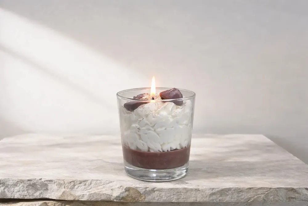 Decorative objects - Gourmet Candle - Hot Milk - 170g - COSMÉTIQUES DE QUIBERON