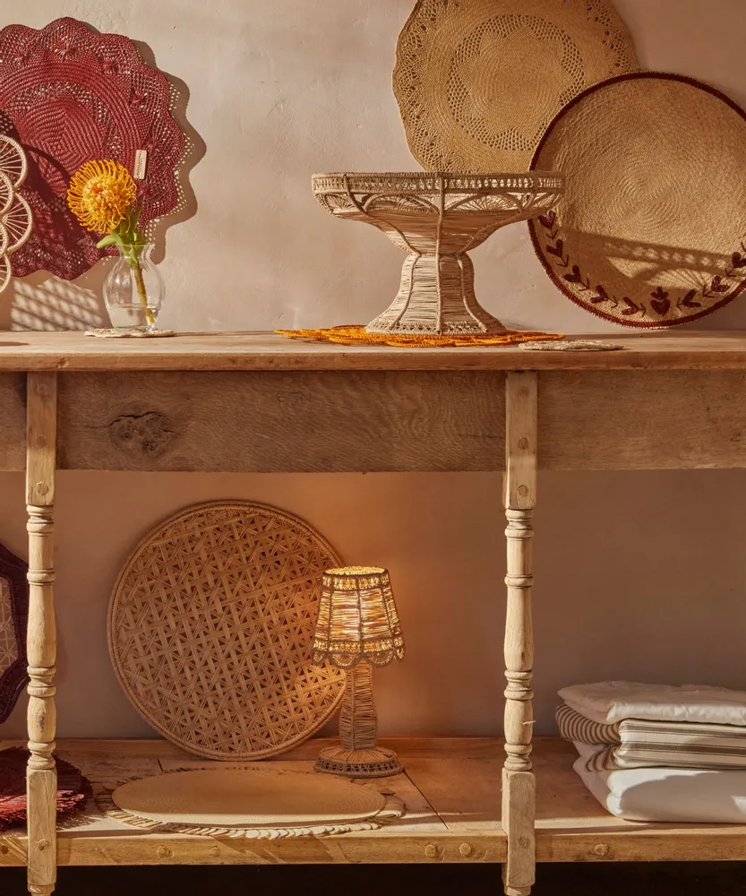 Vases - Coupe à Fruits Deco en Iraca - CASA LATINA