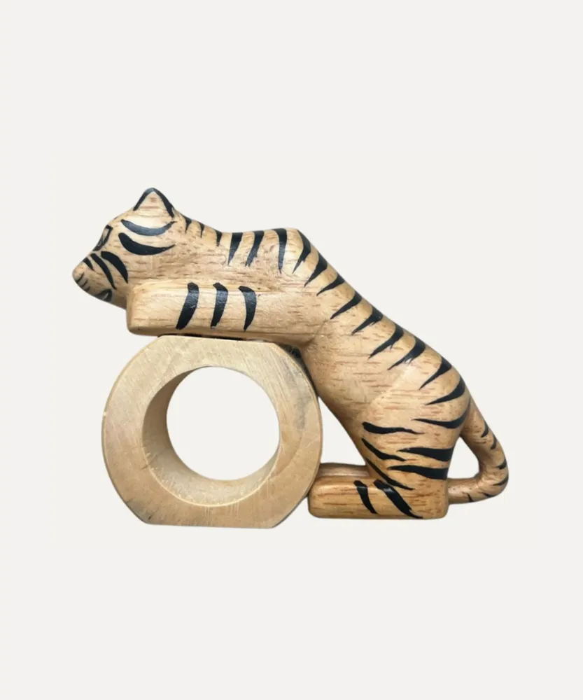 Objets design - Rond de serviette Felino en bois - CASA LATINA