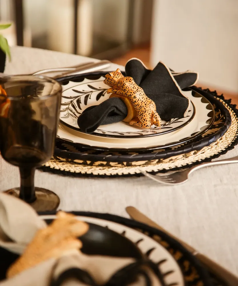 Objets design - Rond de serviette Felino en bois - CASA LATINA