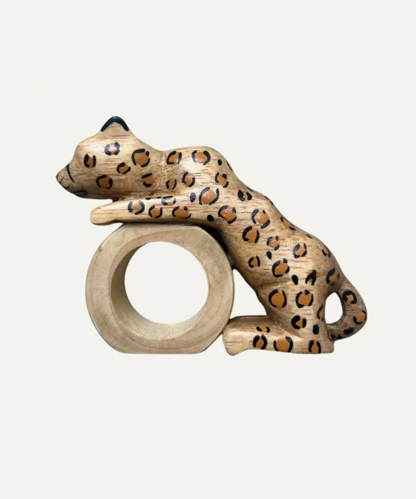 Objets design - Rond de serviette Felino en bois - CASA LATINA