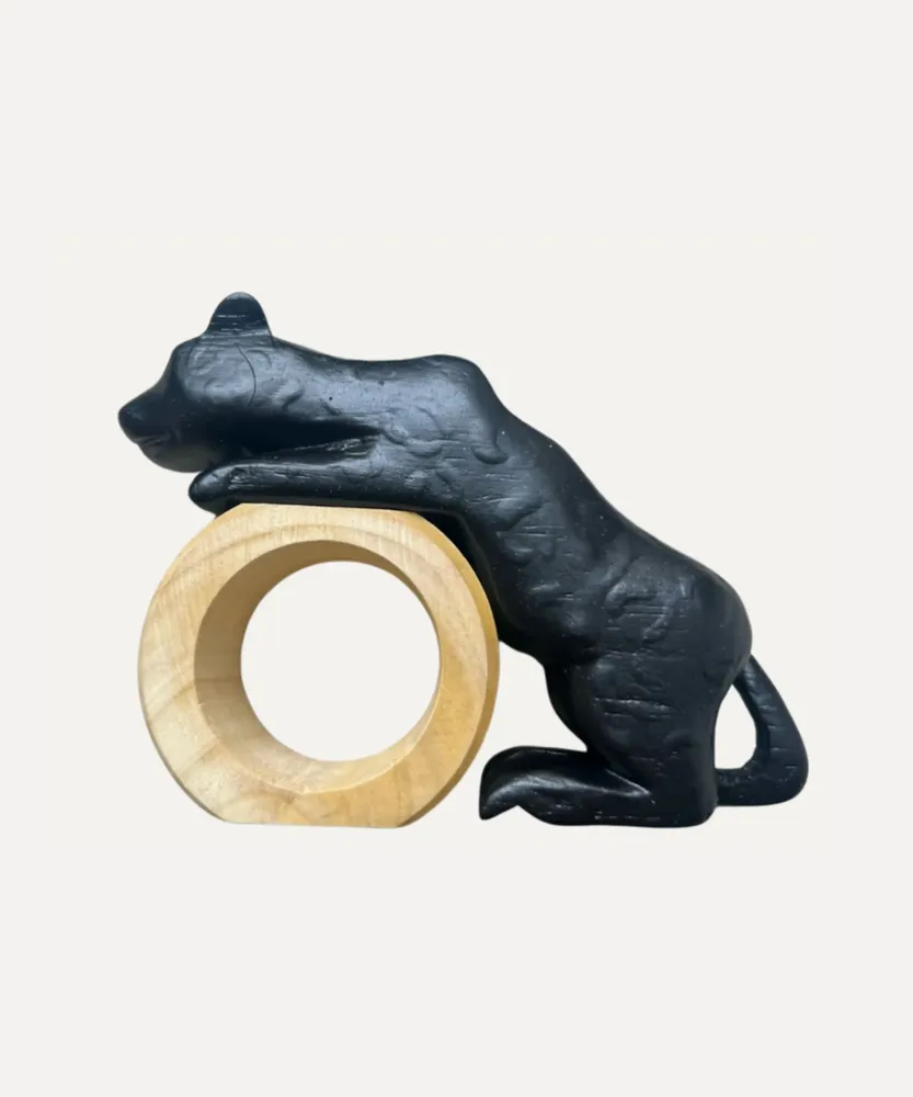Objets design - Rond de serviette Felino en bois - CASA LATINA