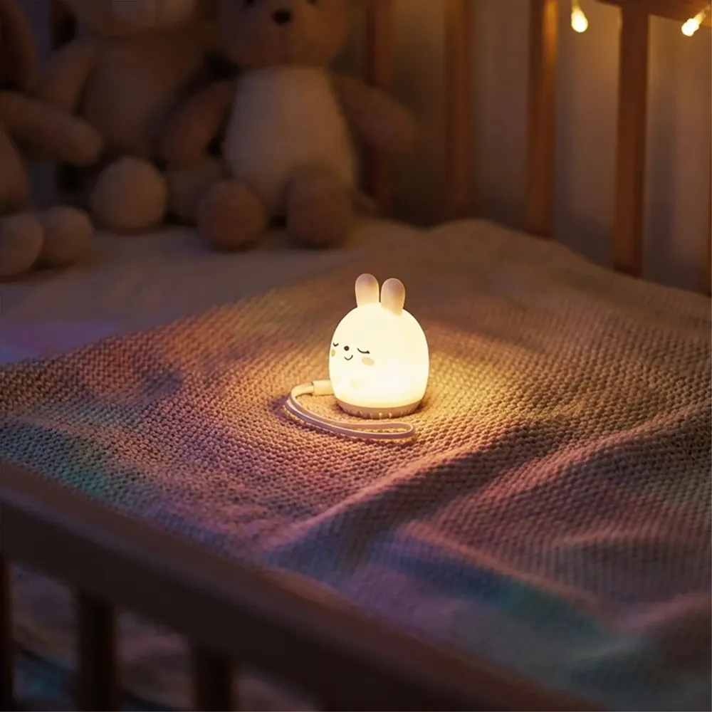 Kids accessories - RABBIT WHITE NOISE NIGHT LIGHT - ULYSSE COULEURS D'ENFANCE