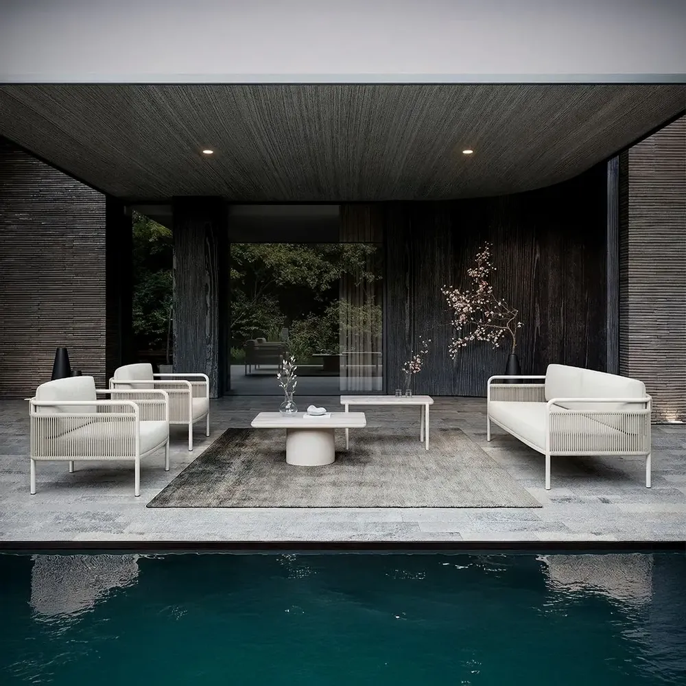 Lawn tables - Link Round Coffee Table - SNOC