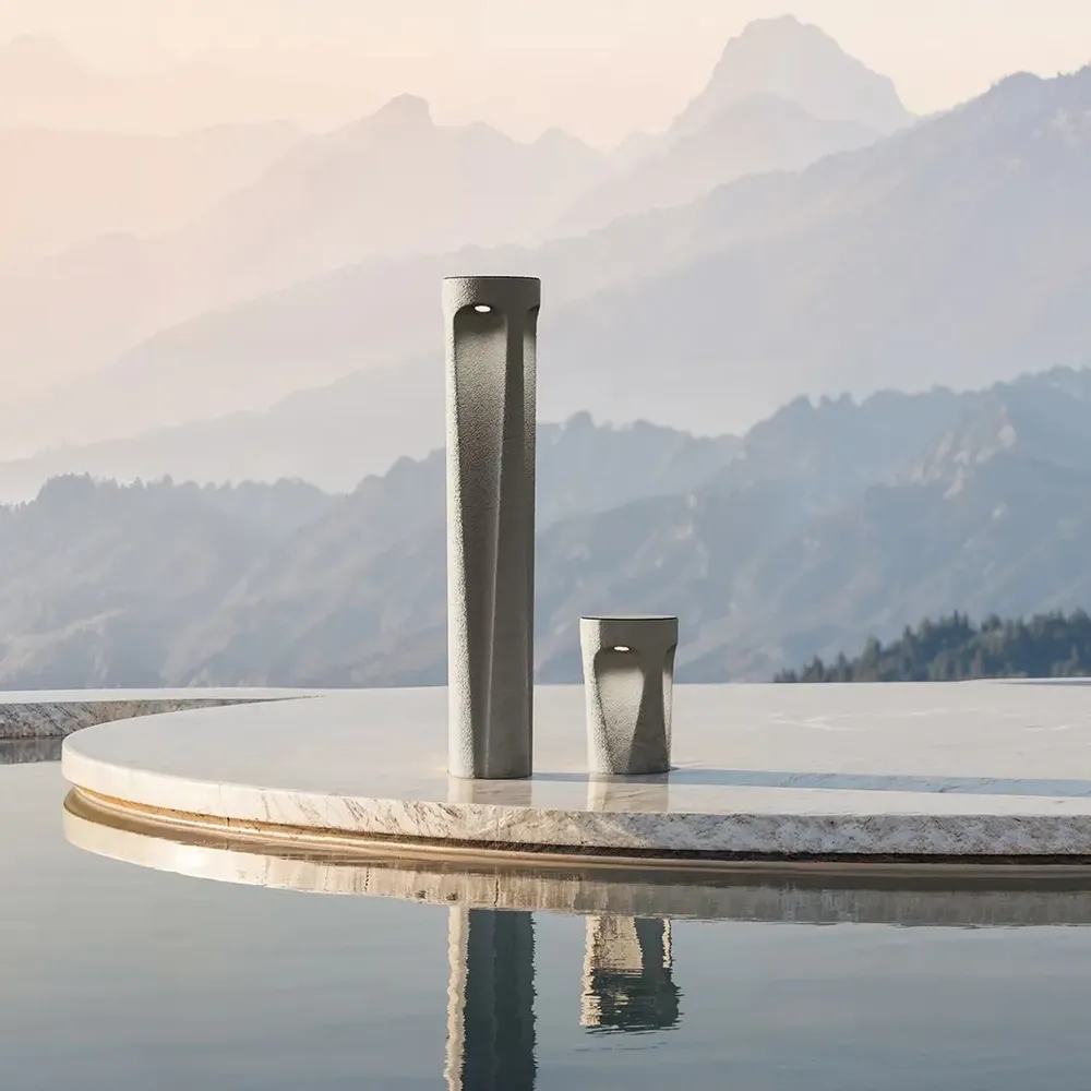 Outdoor floor lamps - Savio L Size Lighting - SNOC