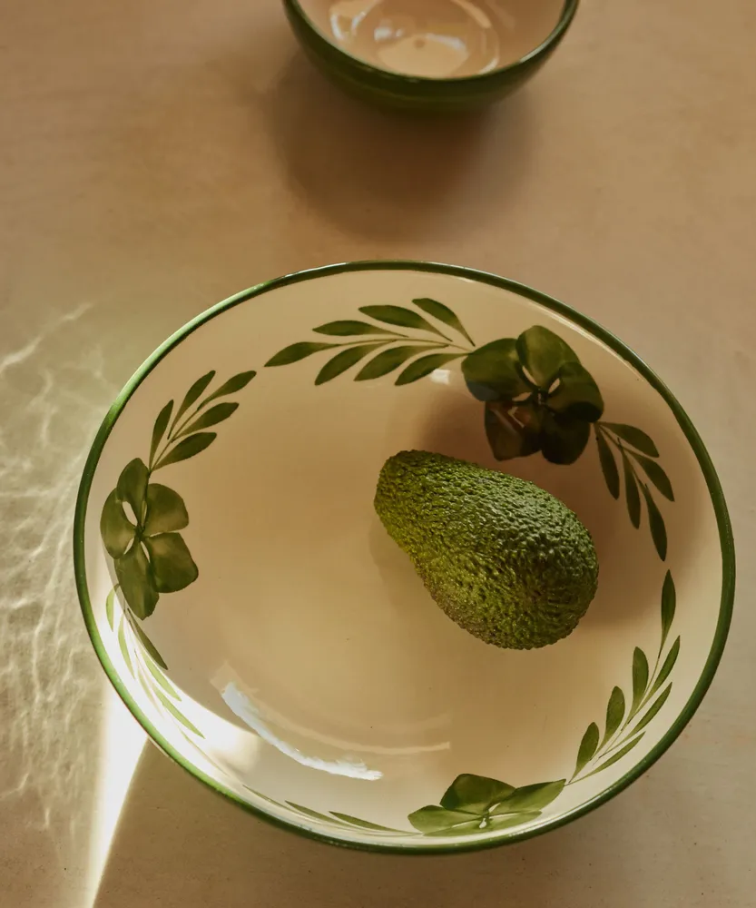 Platter and bowls - Flor Salad Bowl - CASA LATINA