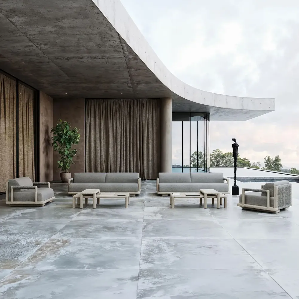 Tables de jardin - Table basse Caleo taille L - SNOC