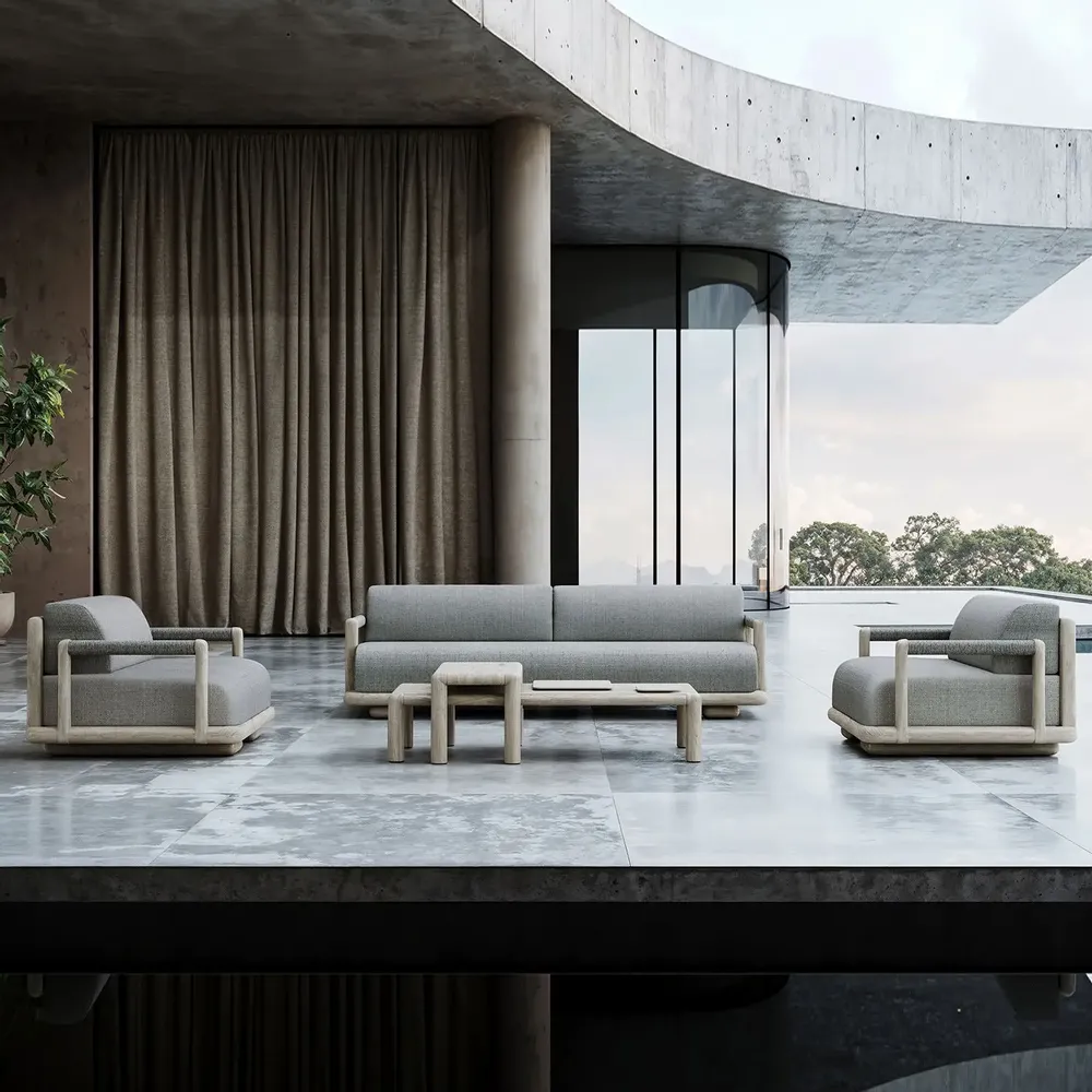 Tables de jardin - Table basse Caleo taille L - SNOC