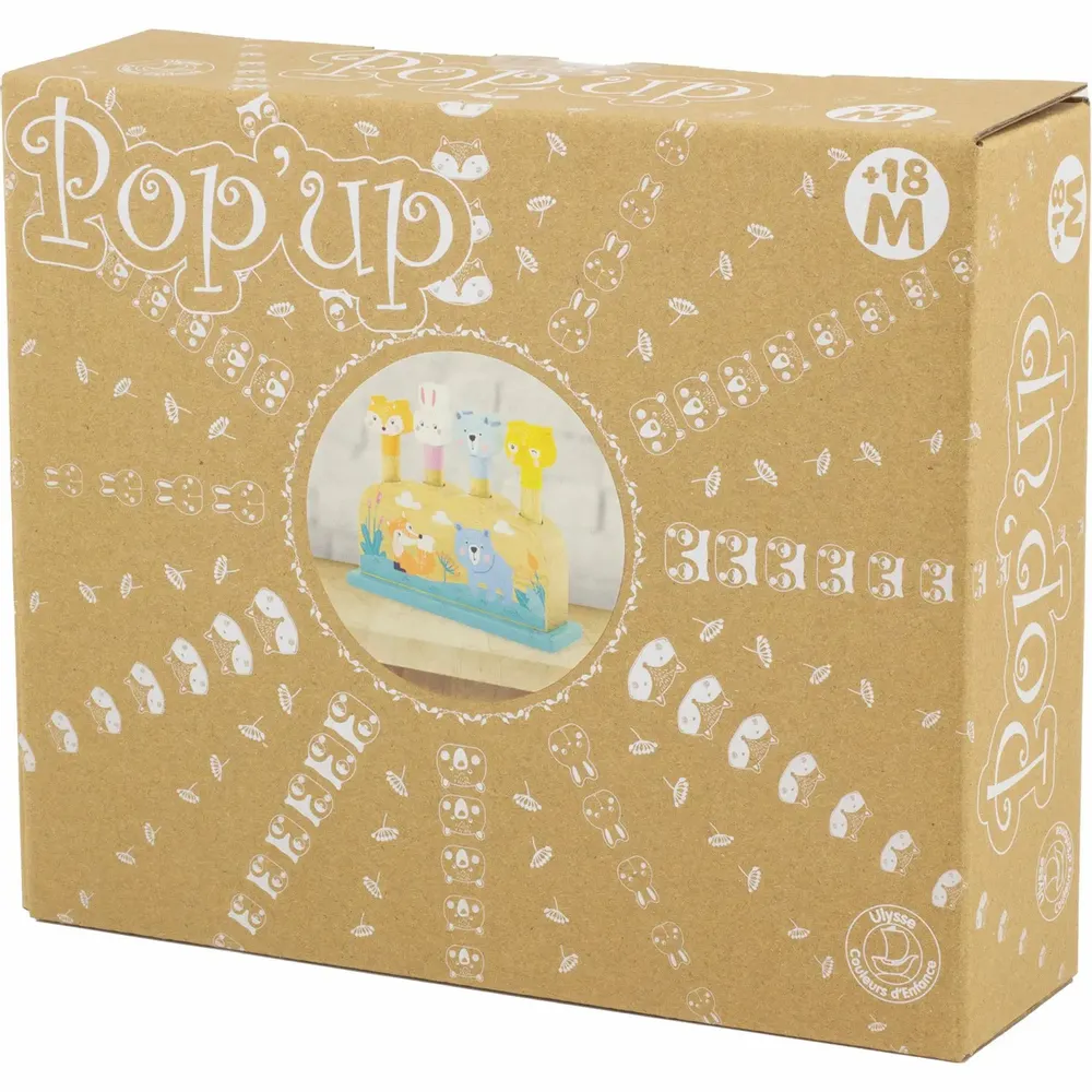 Jouets enfants - POP-UP : LES ANIMAUX - ULYSSE COULEURS D'ENFANCE