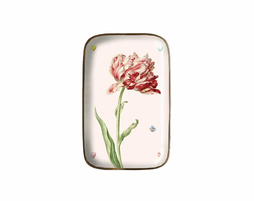 Plateaux - Plateau émaillé Tulipe - PARADISIO IMAGINARIUM