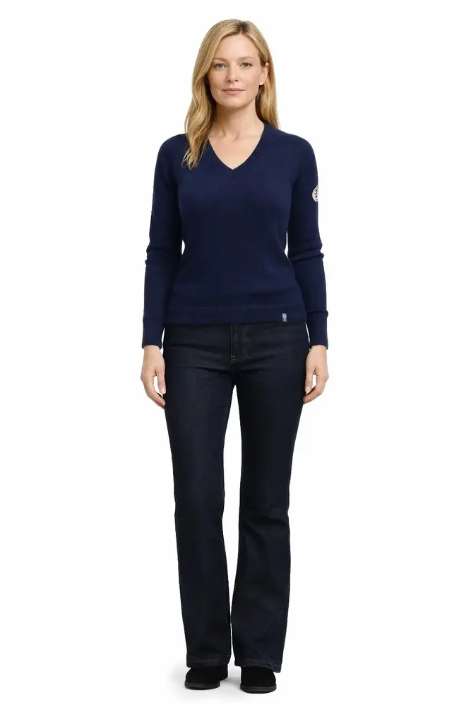 Prêt-à-porter - Pull Clarisse - Col V - Laine Mérinos - SAINTE ARMURE