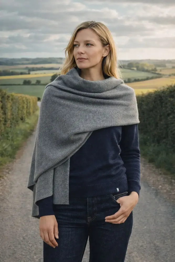 Scarves - ODETTE stole - Merino wool - SAINTE ARMURE