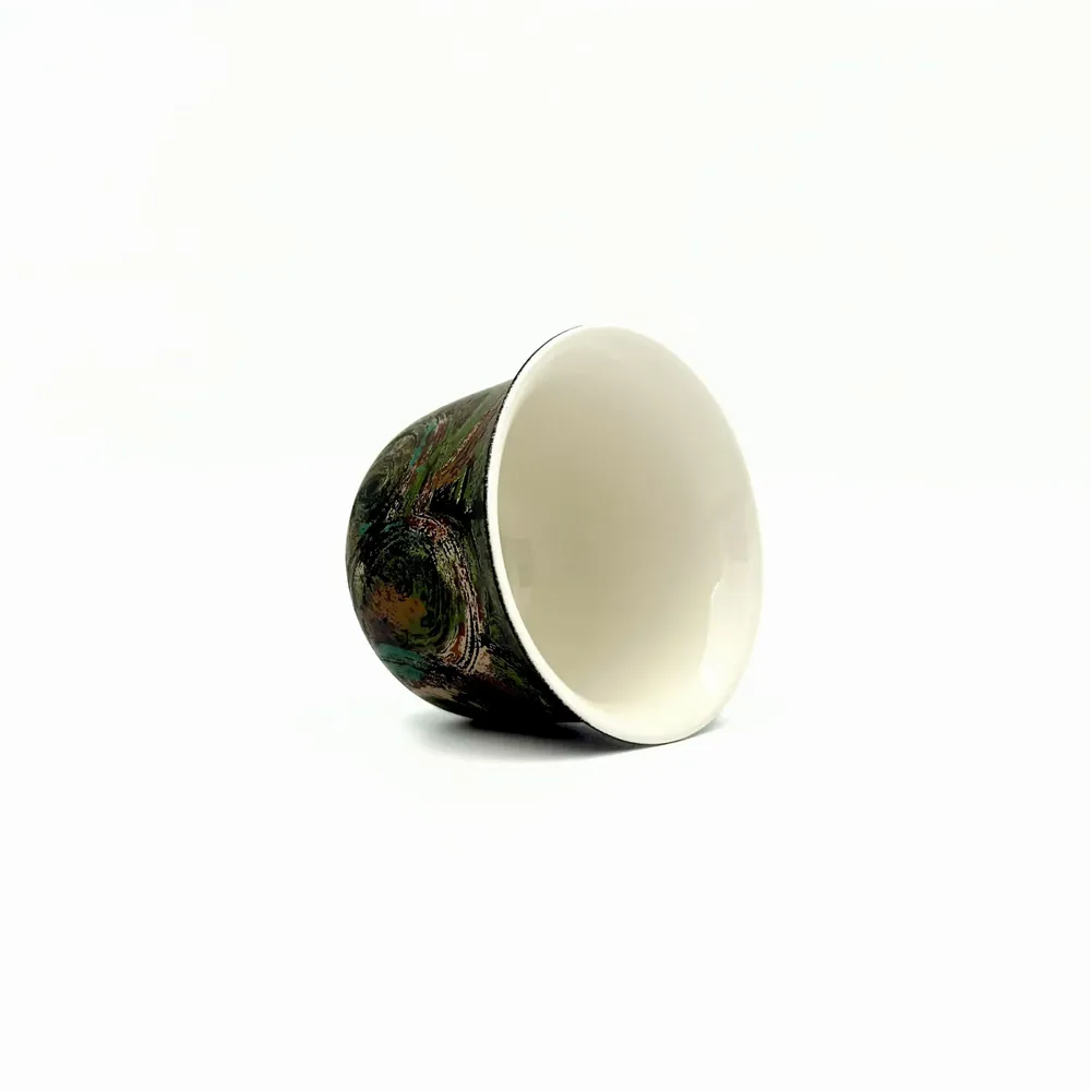 Mugs - Viridian Twilight Master Teacup - GLAZARA