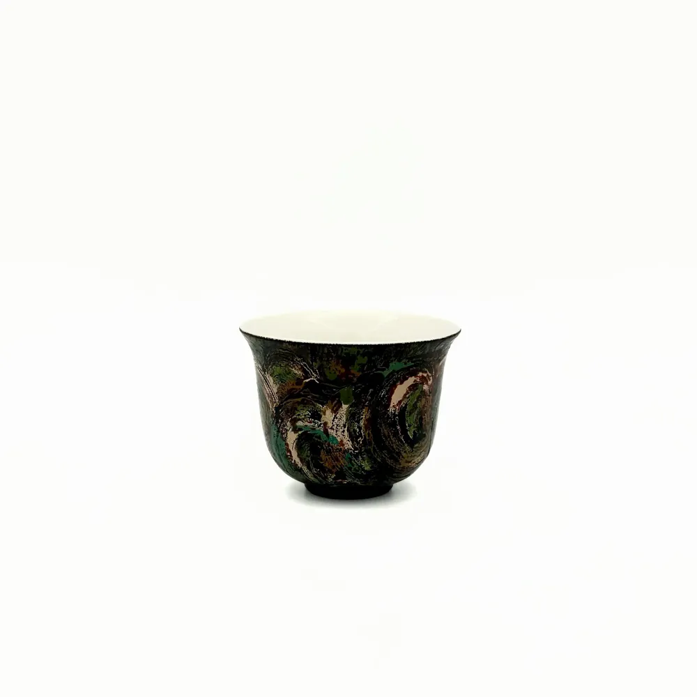 Mugs - Viridian Twilight Master Teacup - GLAZARA