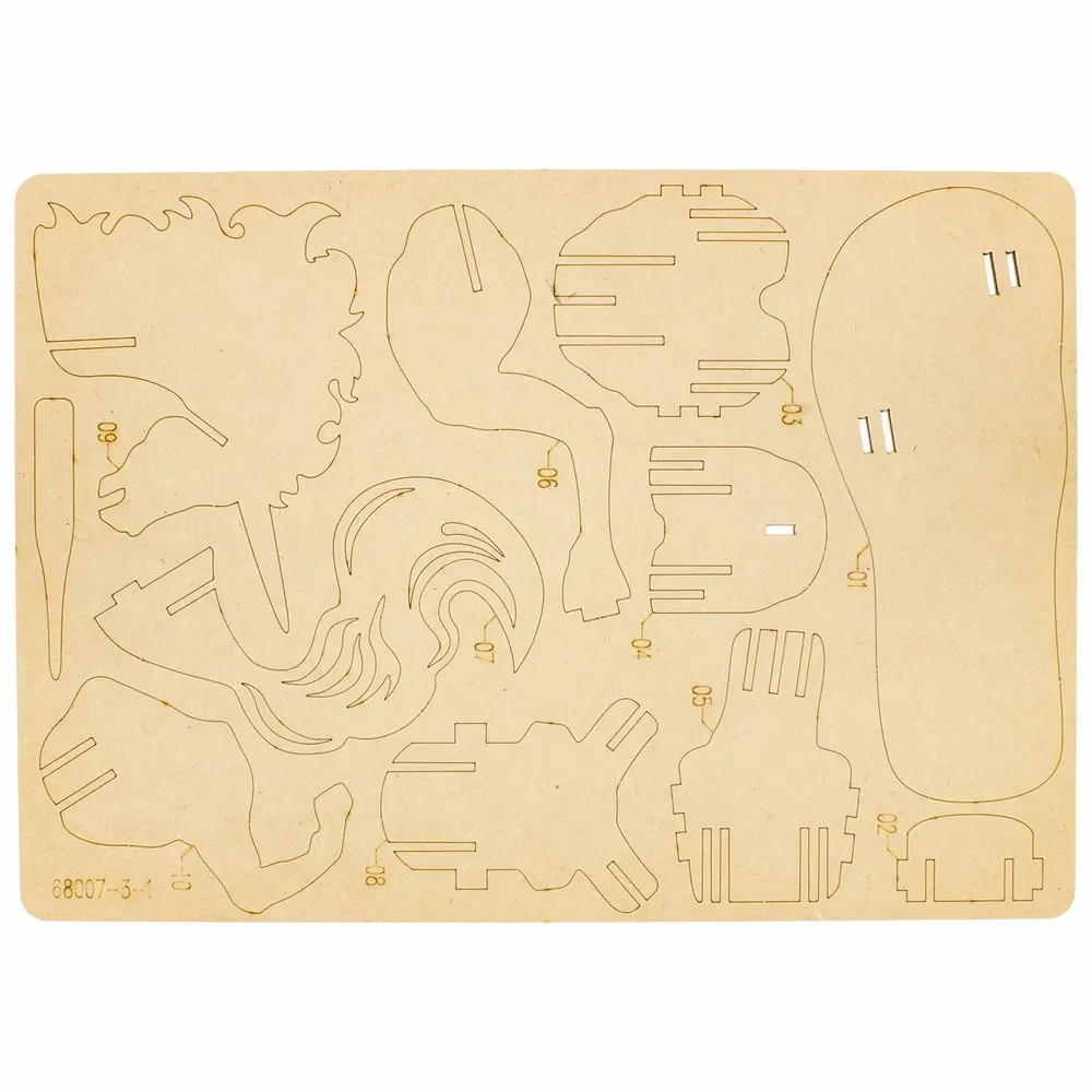 Loisirs créatifs pour enfant - MAQUETTE EN BOIS : LICORNE MYTHIQUE - ULYSSE COULEURS D'ENFANCE