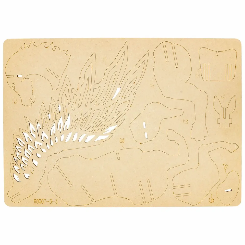 Loisirs créatifs pour enfant - MAQUETTE EN BOIS : LICORNE MYTHIQUE - ULYSSE COULEURS D'ENFANCE