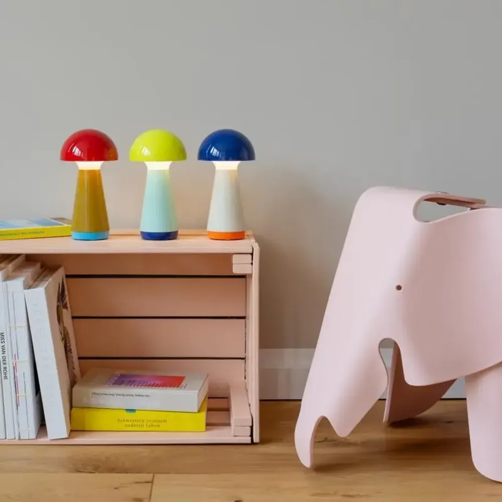 Lampes de table - Lampe de table 'Bobbi' jaune - REMEMBER