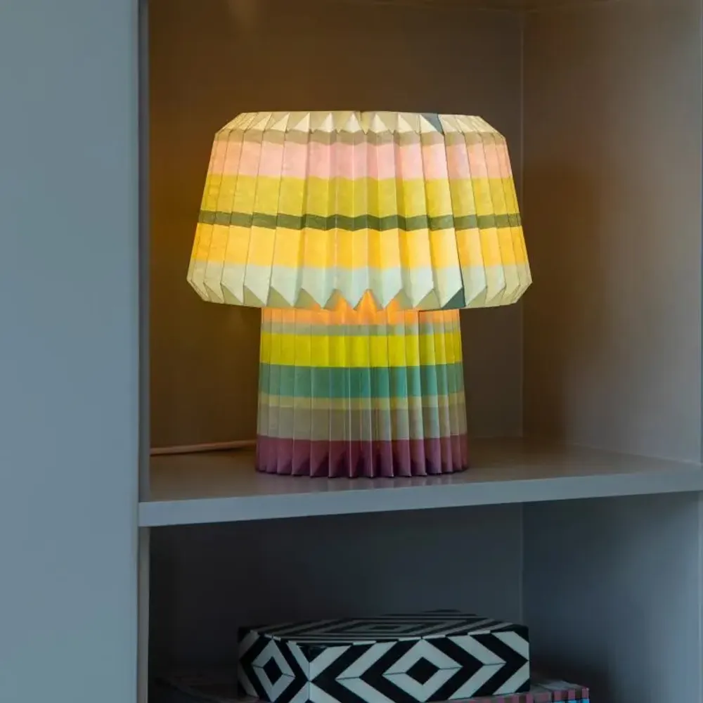 Floor lamps - Papierleuchte Anna 'blocks' - REMEMBER