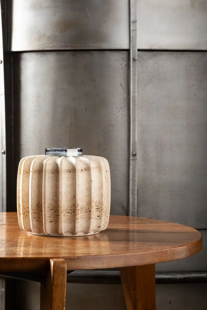 Objets design - Photophore en marbre ORIONETTA - OOUMM