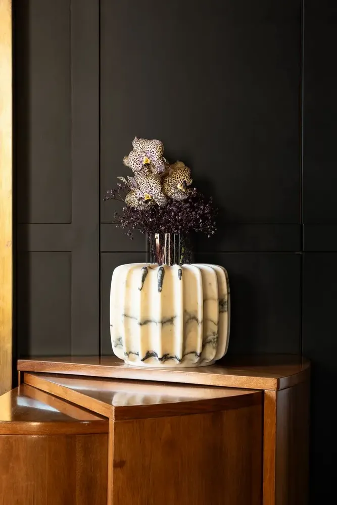 Objets design - Photophore en marbre ORIONETTA - OOUMM