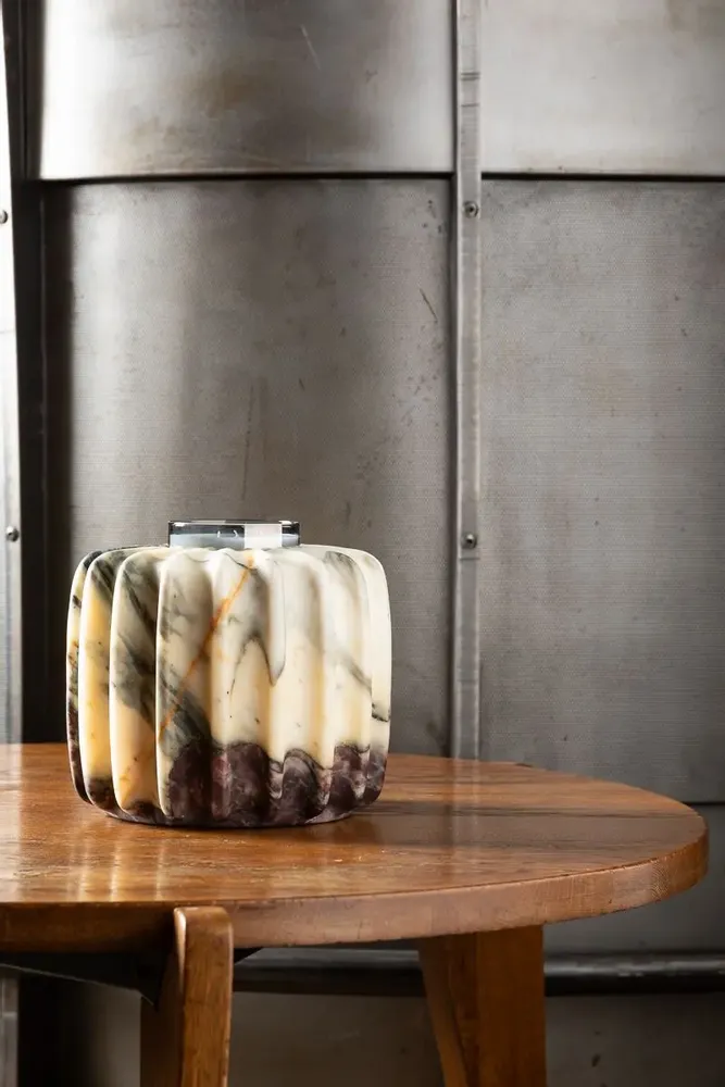 Objets design - Photophore en marbre ORIONETTA - OOUMM