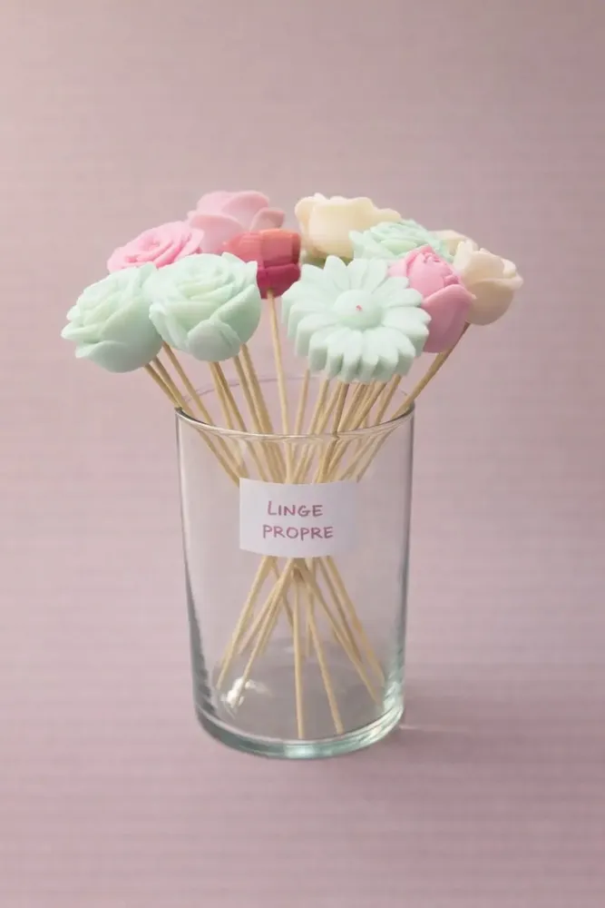 Gifts - Flower wax - Clean linen - Vegetable wax - COSMÉTIQUES DE QUIBERON