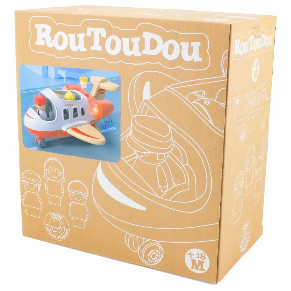 Toys - ROUTOUDOU: AIRLINER - ULYSSE COULEURS D'ENFANCE