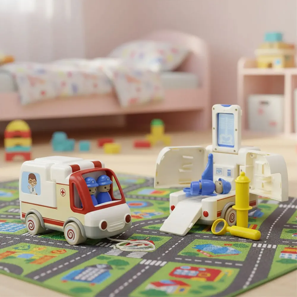 Toys - ROUTOUDOU: AMBULANCE - ULYSSE COULEURS D'ENFANCE