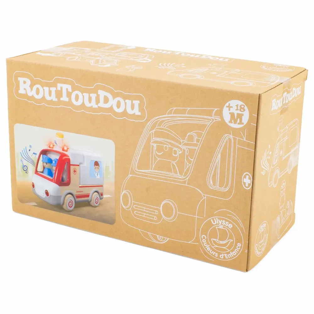 Toys - ROUTOUDOU: AMBULANCE - ULYSSE COULEURS D'ENFANCE