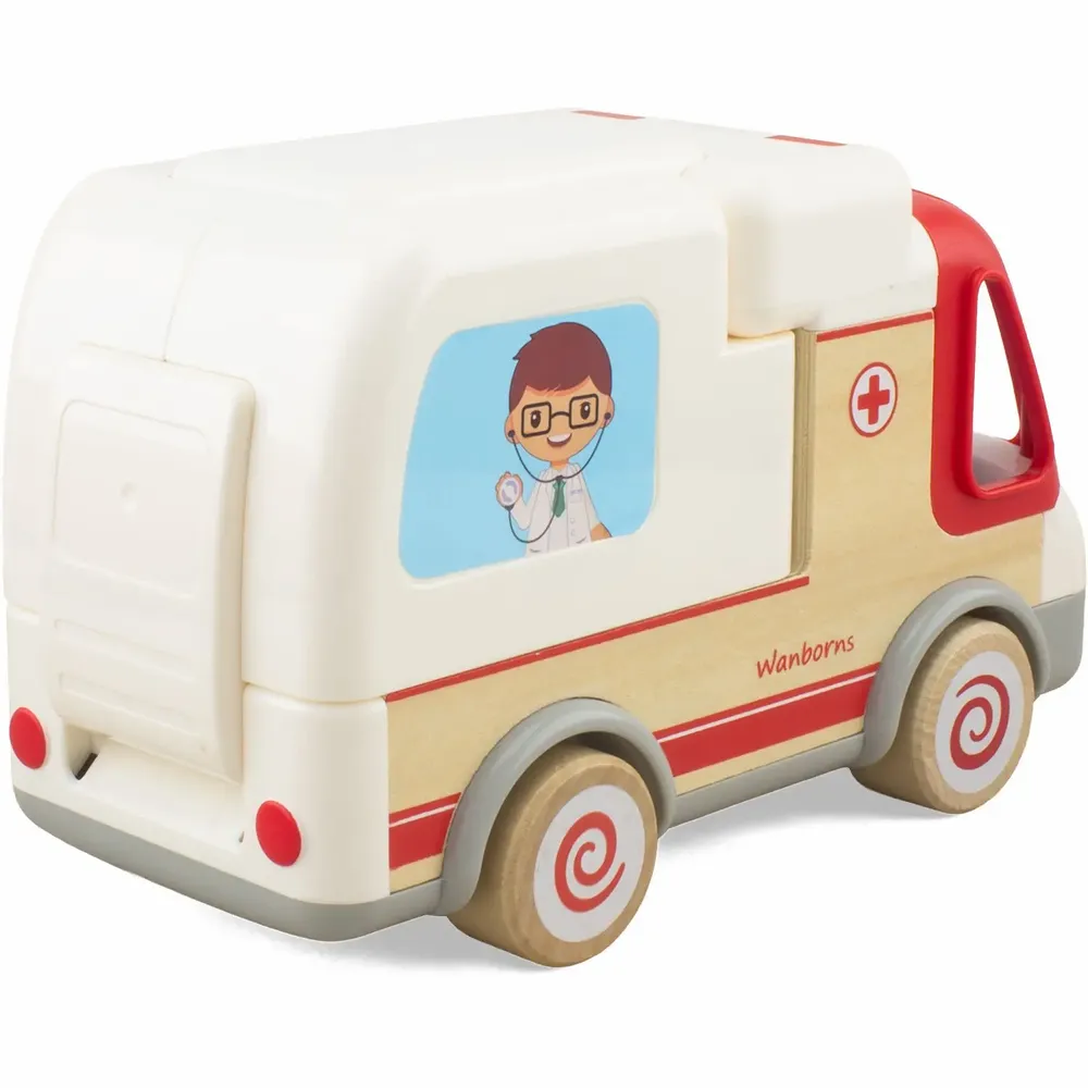 Toys - ROUTOUDOU: AMBULANCE - ULYSSE COULEURS D'ENFANCE