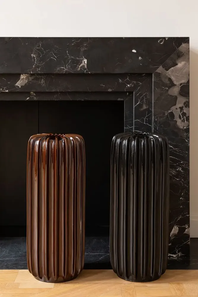 Decorative objects - Orionetta Tall Ceramic Tealight Holder - OOUMM