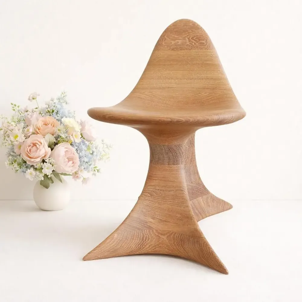 Chaises - Aphrodite Gen. II | Fauteuil Premium Sculpté | Chêne Européen Massif - NEXART