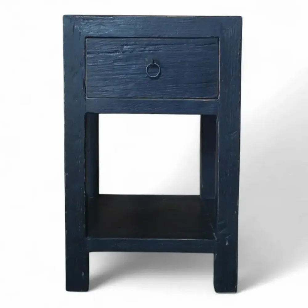 Night tables - Natural side table with drawer - PAGODA INTERNATIONAL