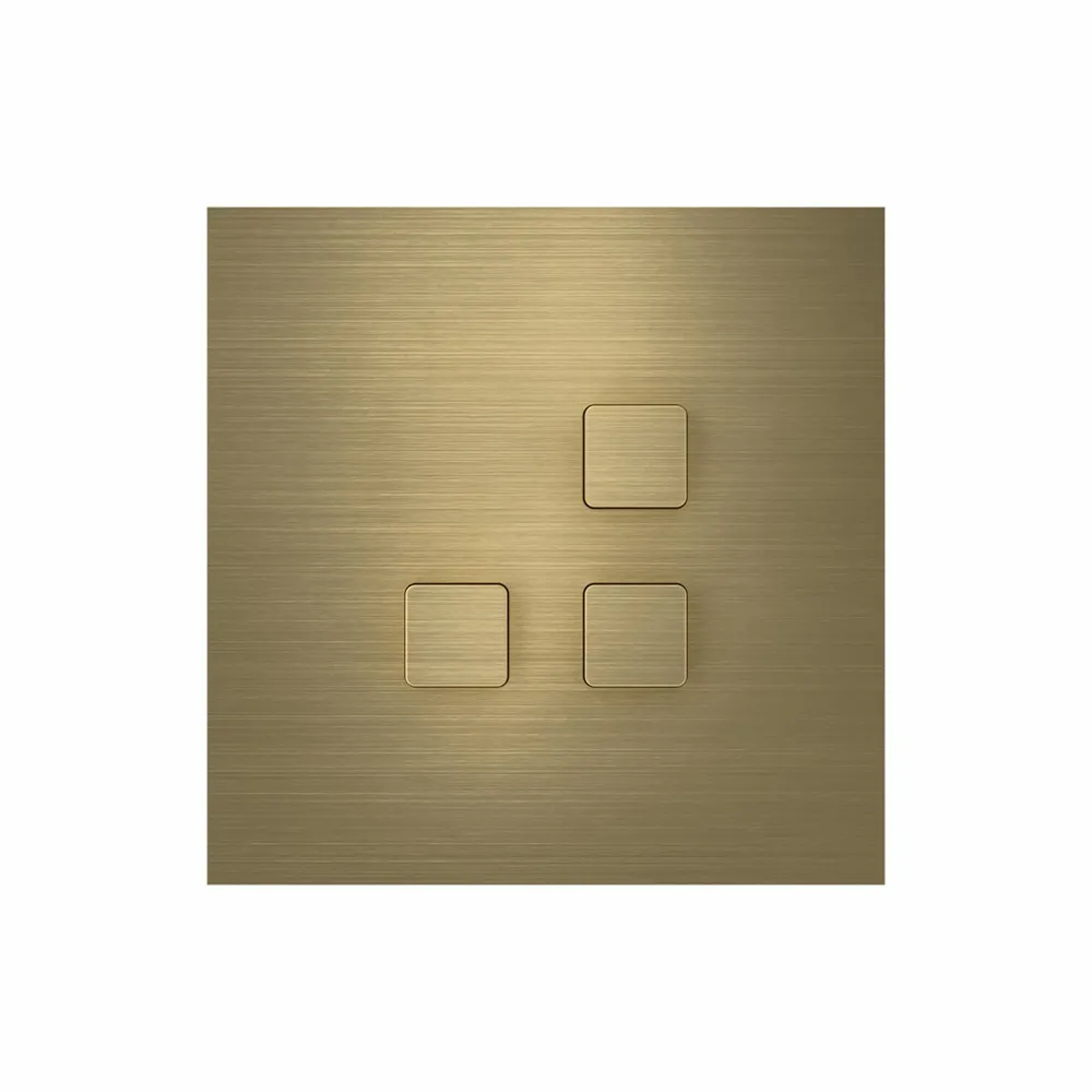 Recessed lighting - LIGHT AND BUTTON | SQUARE BUTTON - FEDE