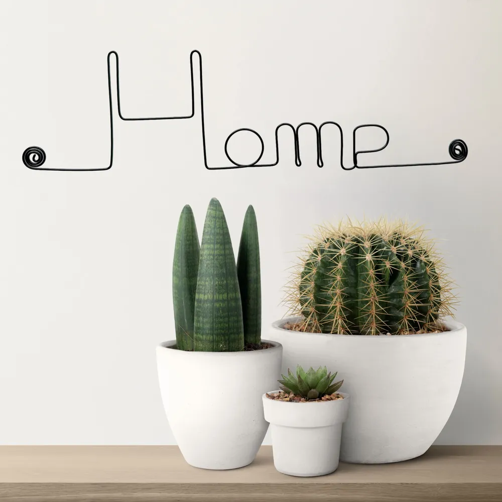 Other wall decoration - Wire Wall Decor\" Home\” - to pin - Wall Jewelry - BIJOUX DE MUR