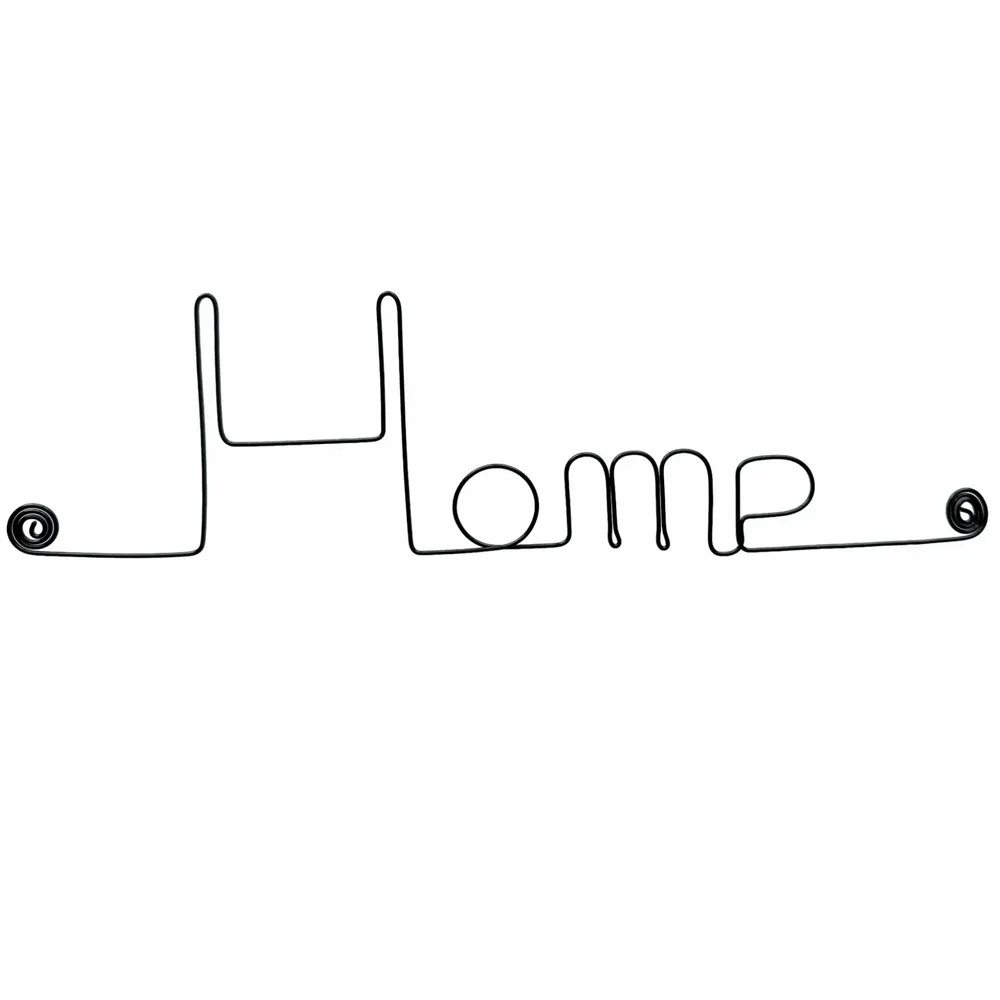 Other wall decoration - Wire Wall Decor\" Home\” - to pin - Wall Jewelry - BIJOUX DE MUR