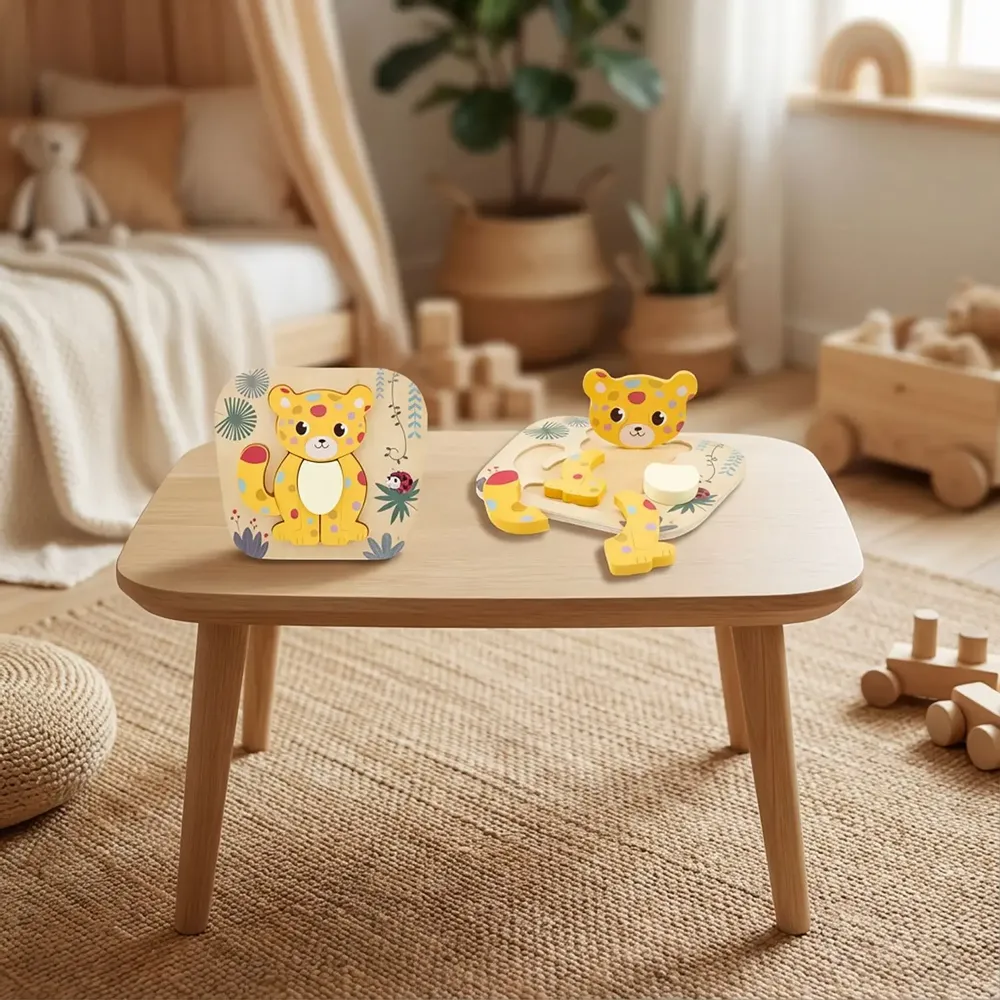 Children's games - PUZZLE: LEOPOPI 5 pcs - ULYSSE COULEURS D'ENFANCE