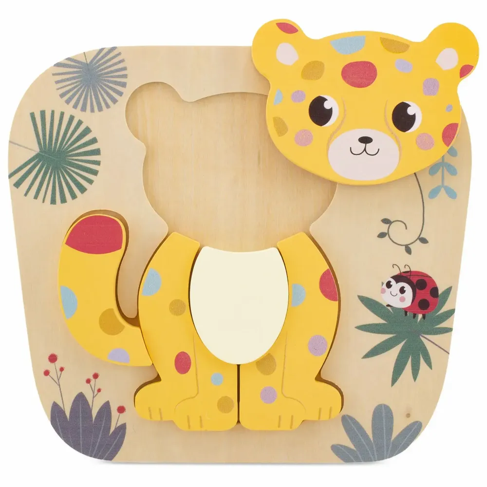 Children's games - PUZZLE: LEOPOPI 5 pcs - ULYSSE COULEURS D'ENFANCE