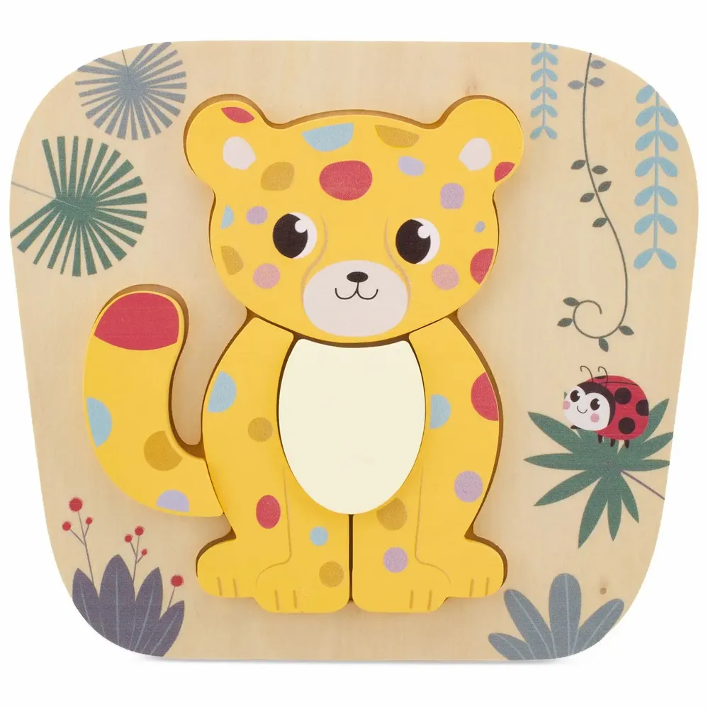 Children's games - PUZZLE: LEOPOPI 5 pcs - ULYSSE COULEURS D'ENFANCE