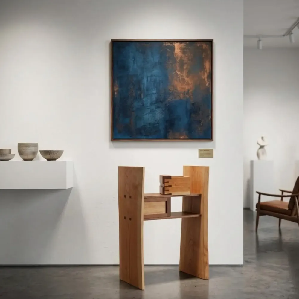 Etagères - Armoire Live Edge faite main avec porte coulissante et tiroir - DAWN - GIUSEPPE DEEPAK BENTI