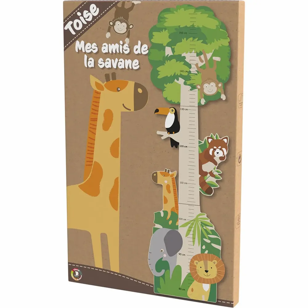 Kids accessories - GROWTH CHART: SAVANNAH - ULYSSE COULEURS D'ENFANCE