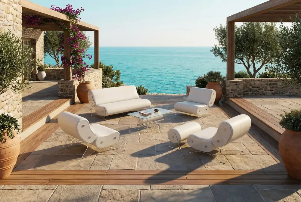 Fauteuils de jardin - Fauteuil MW06 - Assise en mousse - Marchés résidentiels et HORECA - KUUMO DESIGN